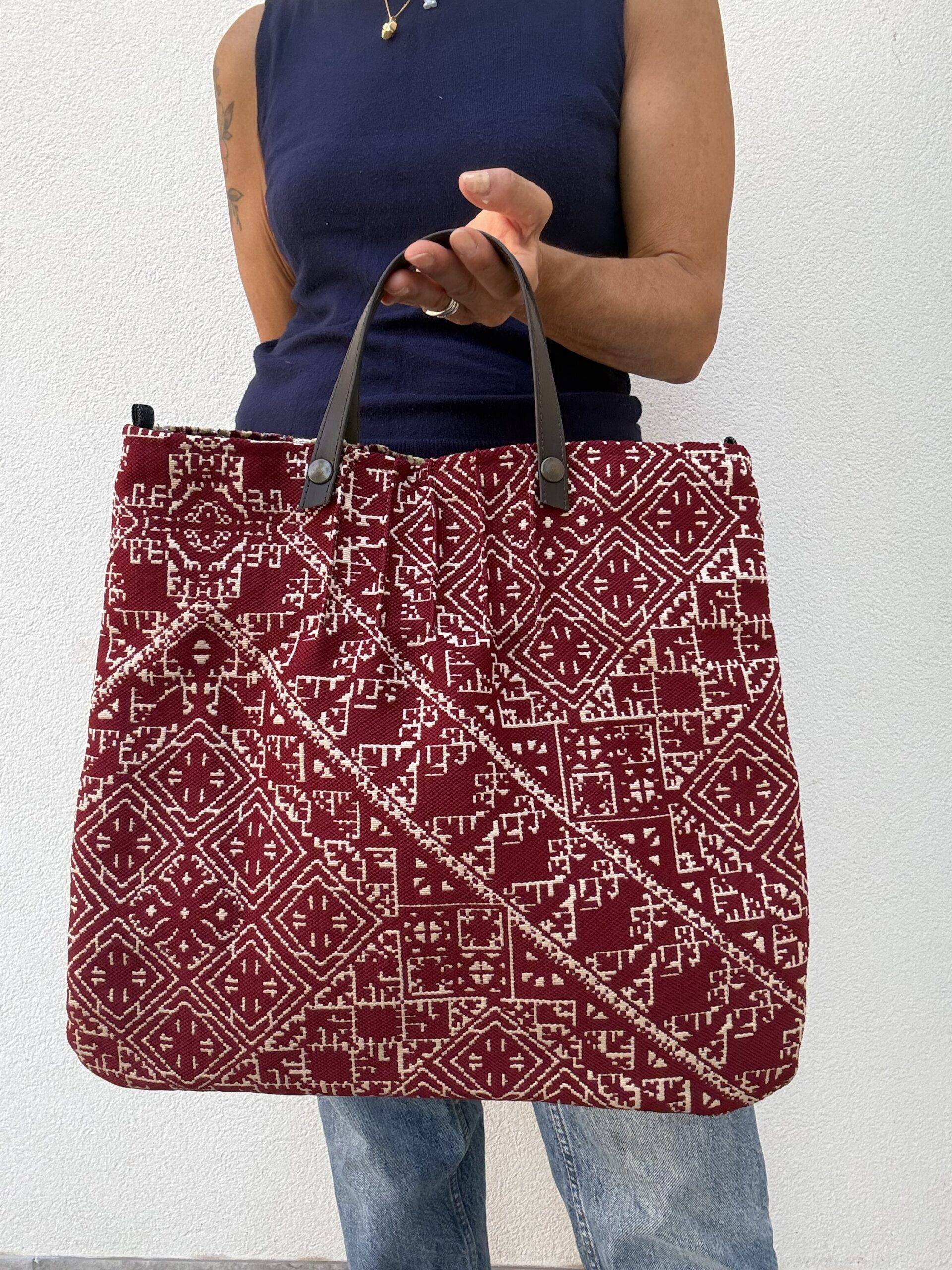 Borsa a mano CRISTINA rosso - immagine 3