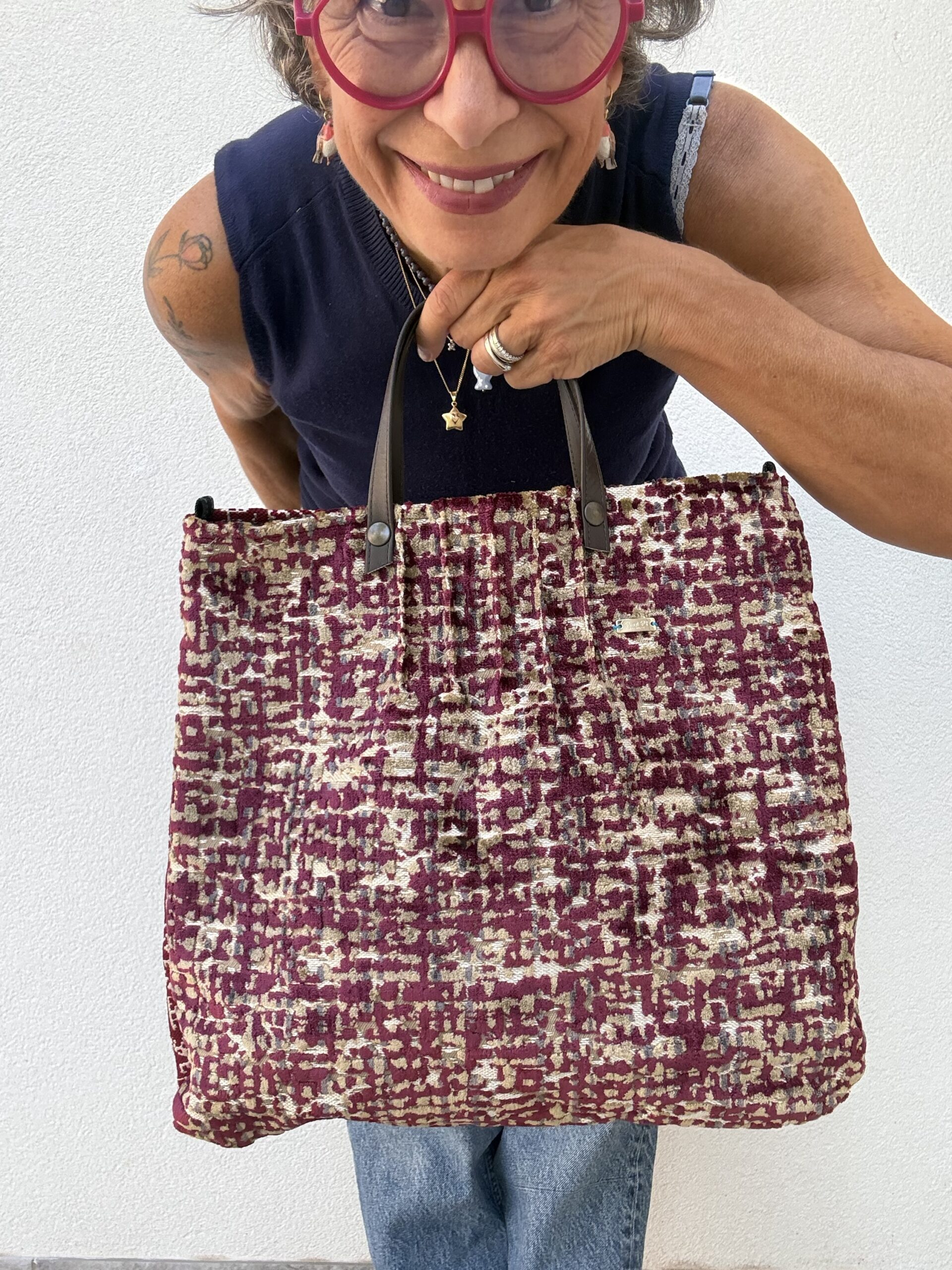 Borsa a mano CRISTINA rosso - immagine 2