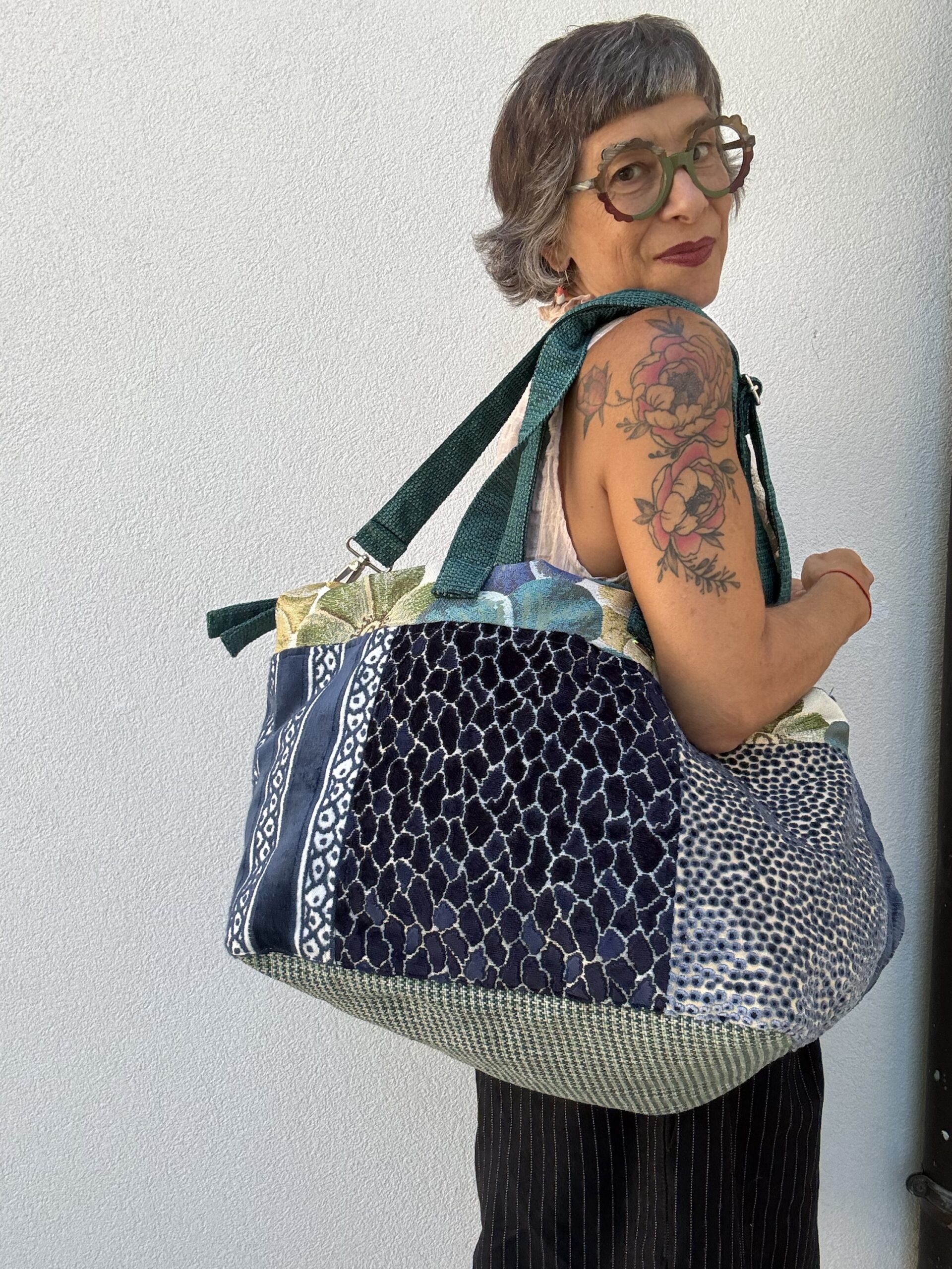 Borsa viaggio GRETA blu azzurri - immagine 2