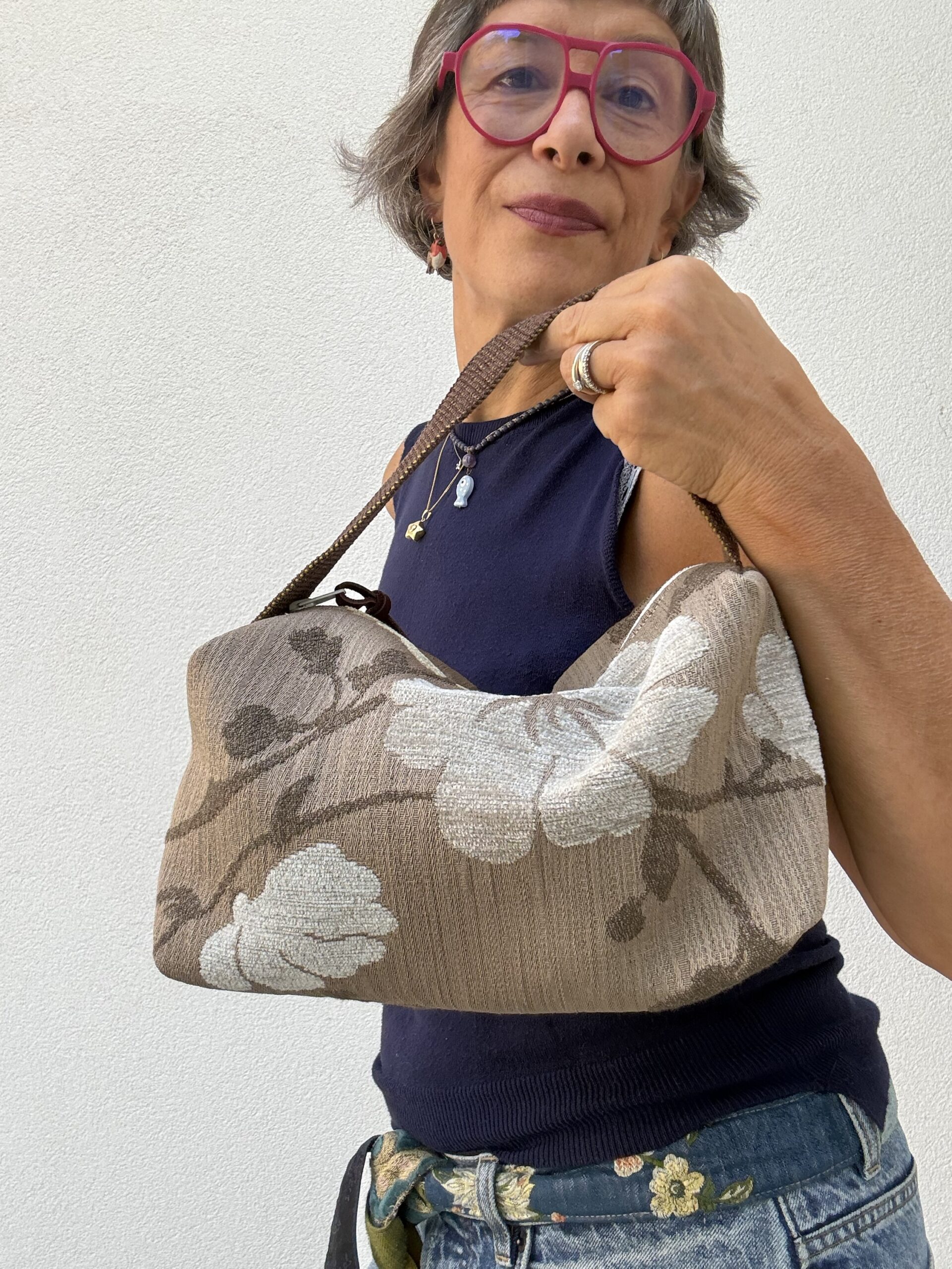 LAURA gobeline beige fiori